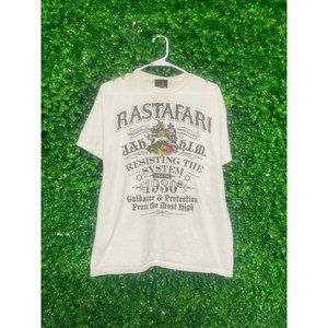 Vintage Rastafari T-shirt - Adult Mens Large - T12